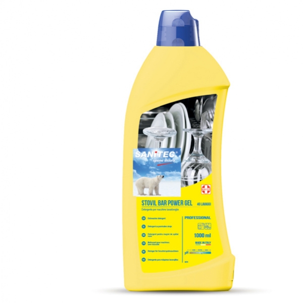 DETERGENTE LAVASTOVIGLIE STOVIL BAR GEL 2IN1 1LT SANITEC - Z13448