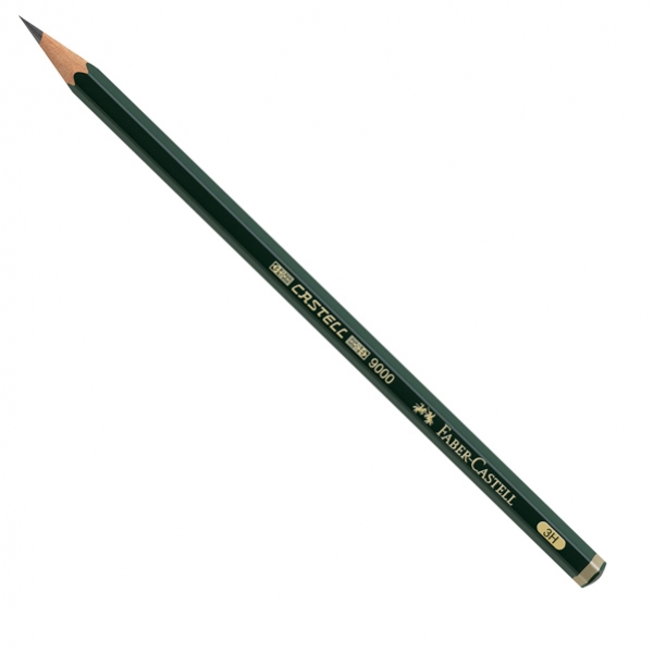 MATITA GRAFITE CASTELL 9000 3H esagonale FABER CASTELL - Z13687