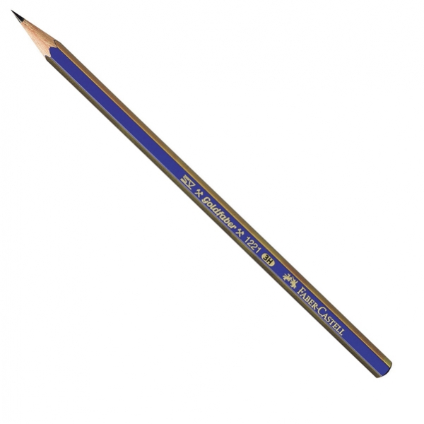 MATITA GRAFITE GOLDFABER 1221 ESAGONALE FABER CASTELL 3H - Z13716