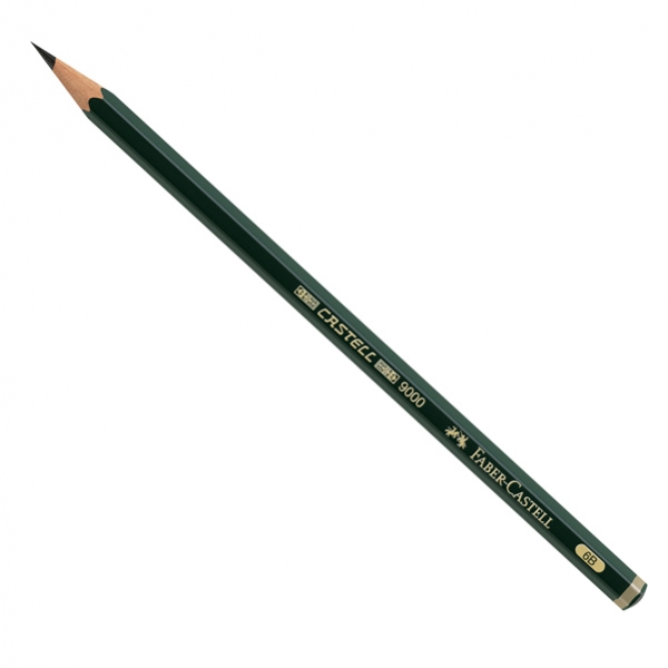 MATITA GRAFITE CASTELL 9000 6B esagonale FABER CASTELL - Z13719