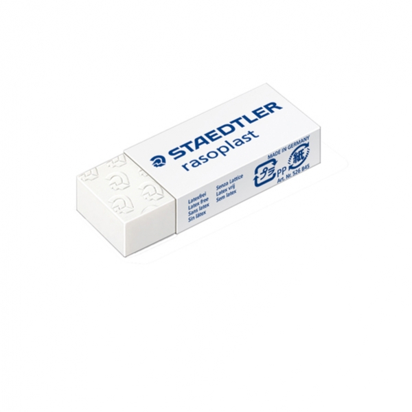 BOX 45 GOMME RASOPLAST MINI 526 B45 BIANCA PER MATITA STAEDTLER - Z13725