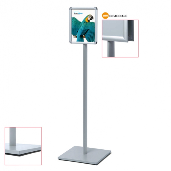 DISPLAY CATCHING POLE STANDARD A3 BIFACCIALE - Z13740