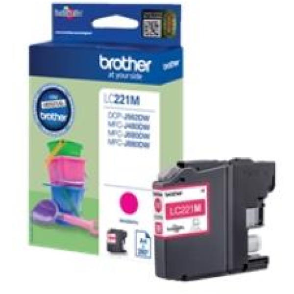 Cartuccia Brother LC-221 (LC-221M) magenta - Z14059