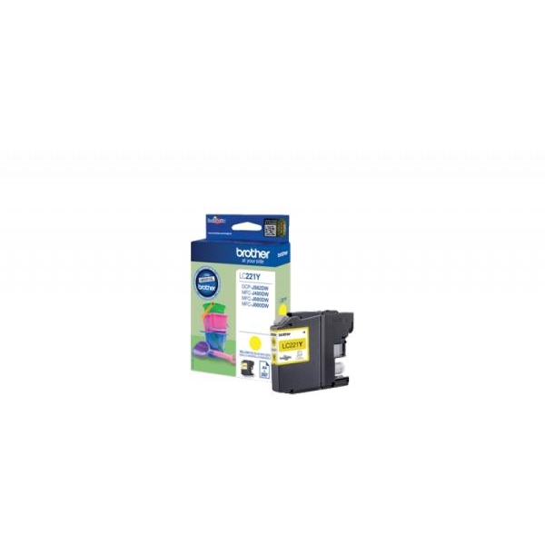 Cartuccia Brother LC-221 (LC-221Y) giallo - Z14060
