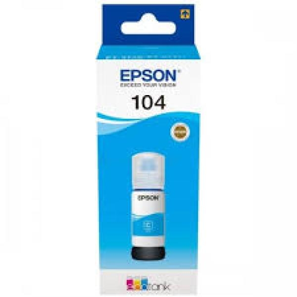Flacone Epson 104 (C13T00P240) ciano - Z14174