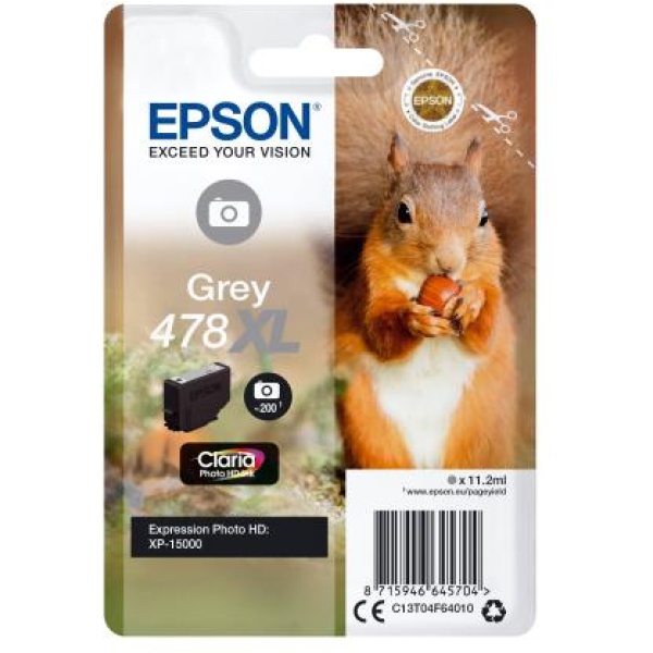 Cartuccia Epson 478XL (C13T04F64010) grigio - Z14184