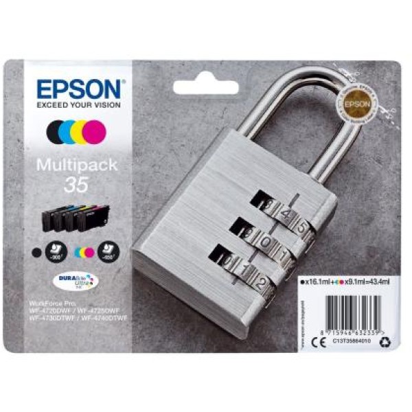 Cartuccia Epson 35 (C13T35864010) nero-ciano-magenta-giallo - Z14189