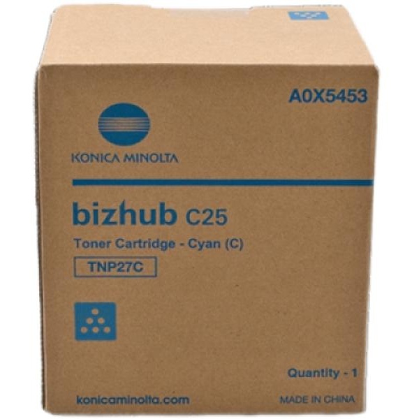 Toner Konica-Minolta TNP27C (A0X5453) ciano - Z14360