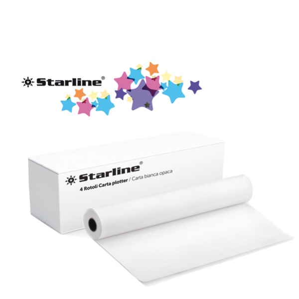 Carta plotter 420mmx50m 80gr inkjet starline - Z14648