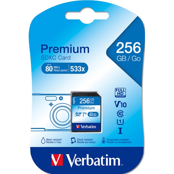 SECURE DIGITAL CARD PREMIUM SDXC Class 10/UHS-1 256GB - Z14758