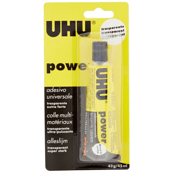 Colla trasparente extraforte uhu POWER 45ml - Z15246