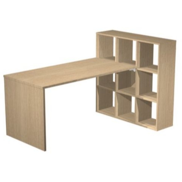 scrivania con libreria a caselle Z15332