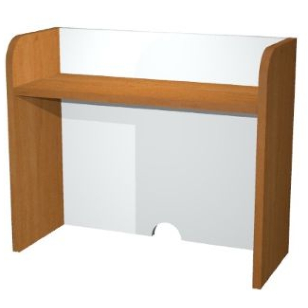 Sopralzo per mobile punto caff&egrave; Artexport - Z15379 - noce e bianco
