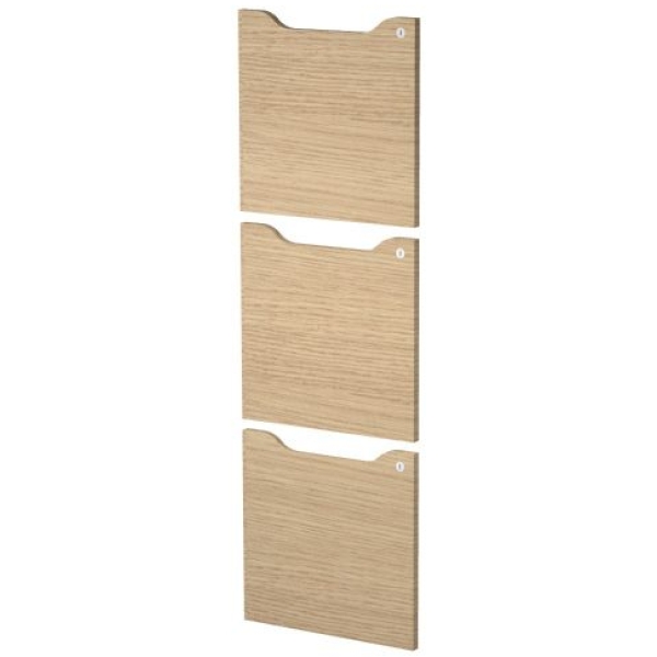 Set 3 ante c/serratura Rovere per casellari Maxi Rainbow - Z15388 - rovere