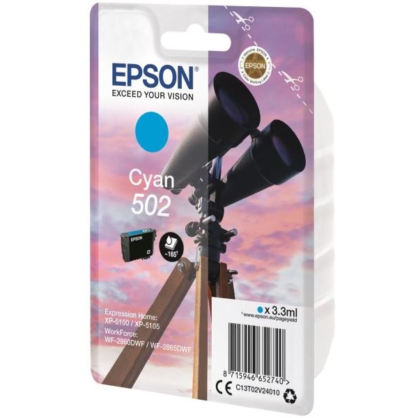Cartuccia Epson 502 (C13T02V24010) ciano - Z15666