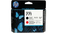 Testina di stampa HP 771 (CE017A) nero opaco -rosso cromatico - 138281