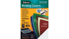 Copertine in cartoncino per rilegatura Fellowes - A4 - goffrato - 250 my - rosso - 5370305 (conf.100)