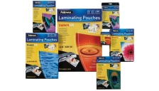 Pouches per plastificatrici Fellowes - 75 micron per lato - A4 - lucida - 5396205 (conf.25)