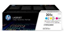 Toner HP 201X (CF253XM) ciano-magenta-giallo - 163950