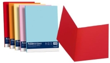 Cartelline in cartoncino Simplex Luce&amp;Acqua Favini - 25x34 cm - ciclamino - A50F664 (conf.50)
