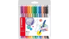 Fineliner pointMax Stabilo - 0,8 mm - assortiti - 488/12-01 (conf.12)