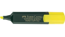 Evidenziatore Textliner 48 Refill Faber Castell - giallo - 154807 (conf.10)