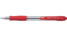 Penna a sfera a scatto Supergrip Pilot - 1 mm - rosso - 001442 (conf.12)