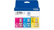Flacone Brother D180 (BTD180CLVAL) ciano-magenta-giallo - B03649