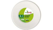 Eco vassoi pizza bio-compostabile linea party - vassoio pizza 31 cm canna da zucchero - D07302