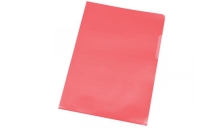 Cartellina a L Q-Connect ppl ecologico rosso Confezione da 100 pezzi - KF00306 - P00042