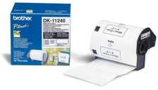 Etichette Brother DK11240 nero-bianco - U00837