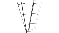 Scatola 25 pettini velobind 4 denti bianco - Z00274
