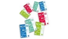 Ricambi forati A4 4mm quaxima 40fg 80gr pigna - Z00506