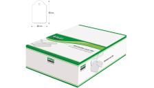 Scatola 500 etichette con filo A390 (22x35mm) - Z01017