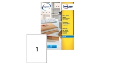 Poliestere adesivo j8567 trasparente 25fg A4 210x297mm (1et/fg) inkjet avery - Z01744
