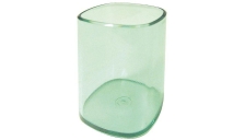 Portapenne bicchiere trasparente verde arda - Z02989