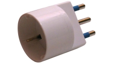 Adattatore semplice con spina 2p+t 16a - presa schuko 16a - Z04064