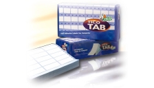 Scatola 4000 etichette adesive tab1-0893 89x36,2mm corsia singola tico - Z04746