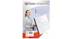 100 copertine A3 pvc trasparente 180my titanium - Z04802