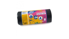 10 sacchi immondizia 43µ 70x110 120lt nero logex - Z05877
