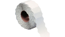 Rotolo 1500 etichette 26x12mm bianche rimovibili a onda markin - Z09690