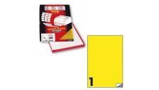 Etichetta adesiva c/503 giallo fluo 100fg A4 210x297mm (1et/fg) markin - Z12359