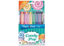 Pennarelli Flair Nylon CANDY POP Papermate - 1 mm - assortiti - 1985621 (conf.16)