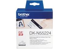 Rotolo etichette Brother DKN55224 nero-bianco - 309271