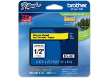 Nastro Brother TZE631 nero-giallo - 535042