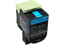 Toner Lexmark 802XC (80C2XC0) ciano - 601365