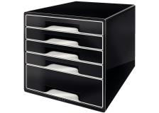 Cassettiera Leitz - 28,7x36,3x27 cm - nero - 52530095