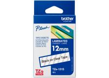 Nastro Brother TZE131S nero-trasparente - B03700