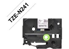 Nastro Brother TZE-N241 nero-bianco - B03744