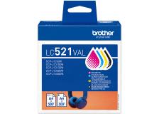 Cartuccia Brother LC-521VAL n-c-m-g - B03815